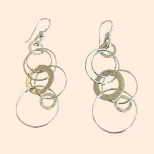 Ippolita Classico Hammered Jet Set Earrings Silver